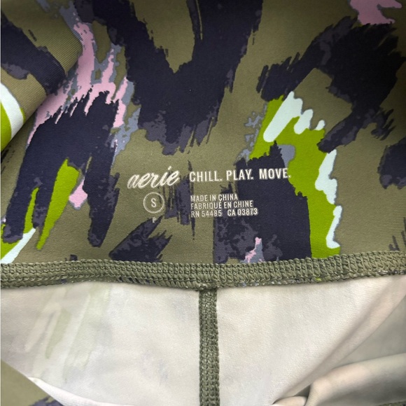 Aerie Leopard Lavander Leggings - Picture 8 of 8